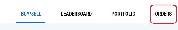 CryptoGround Game Orders Tab